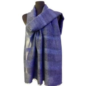 Cashmere Scarf (Blue)